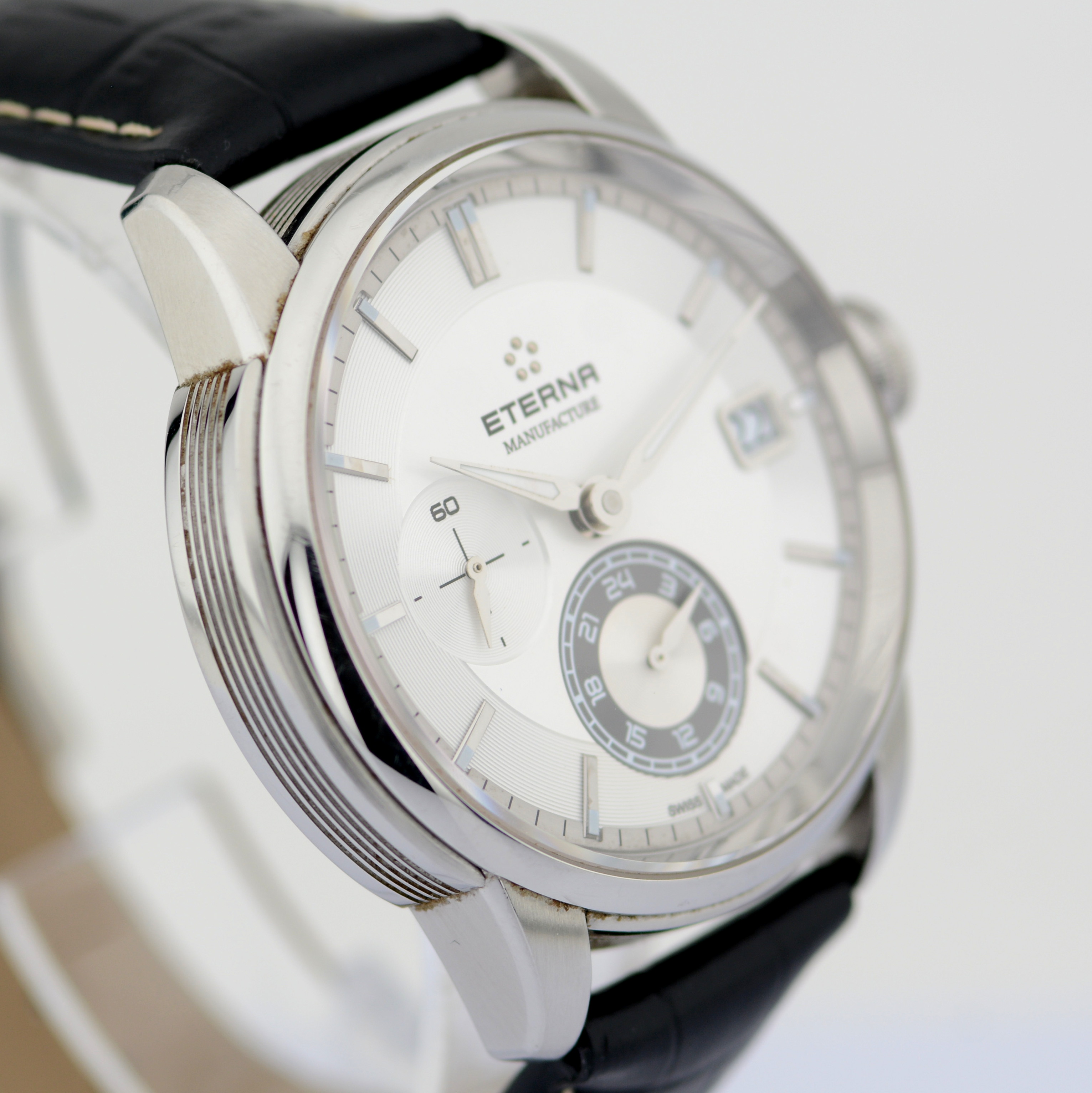 Eterna / Adventic GMT Manufacture Automatic Date - Gentlmen's Steel Wrist Watch - Image 5 of 10