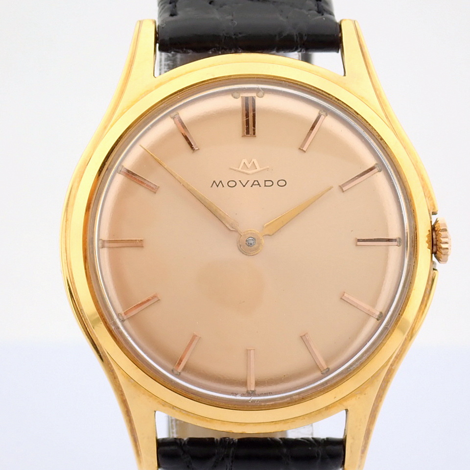 Movado / Vintage - Manual Winding - Gentlmen's Steel Wrist Watch