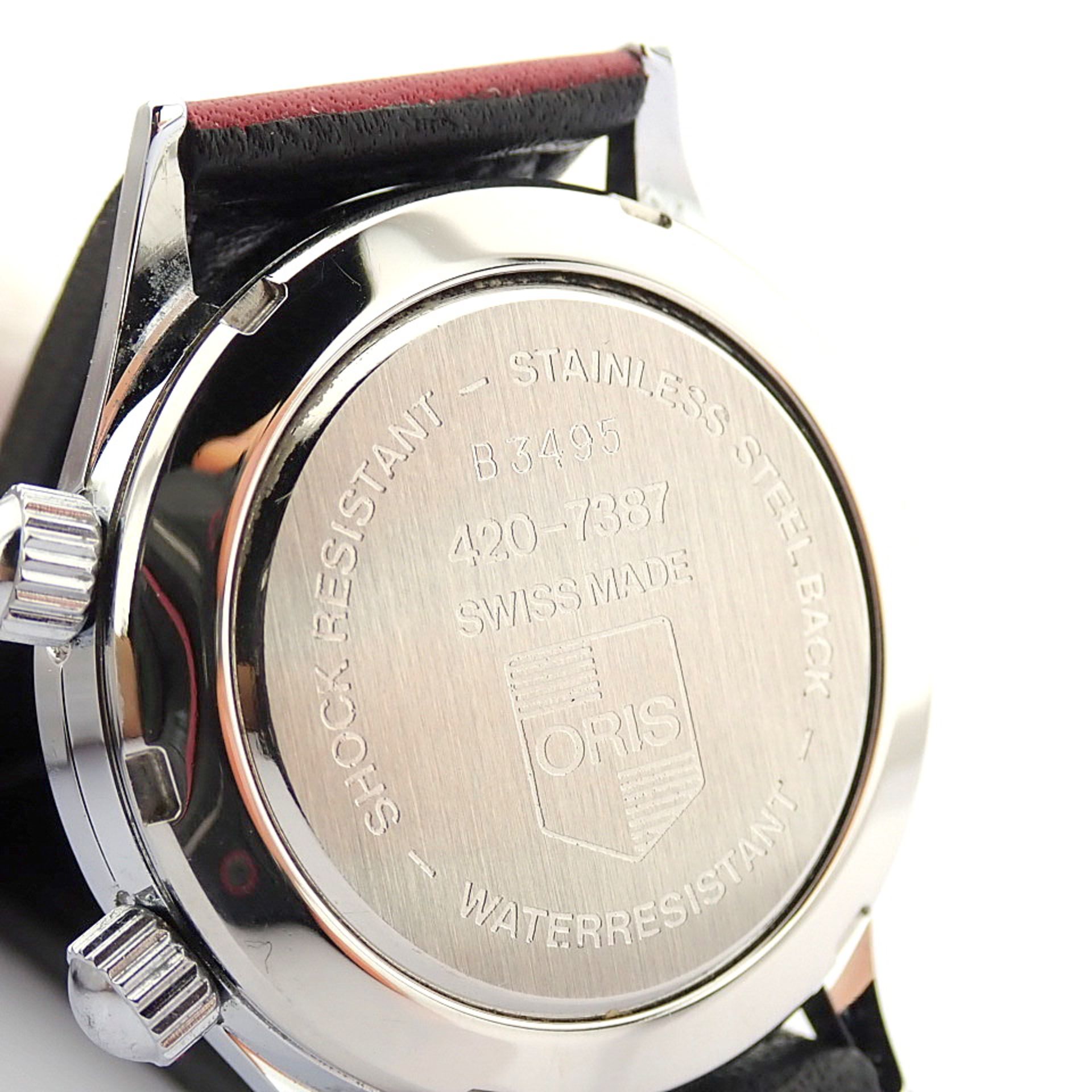 Oris / Wirstalarm 17 Jewels Anti-Shock - Gentlmen's Steel Wrist Watch - Image 9 of 10