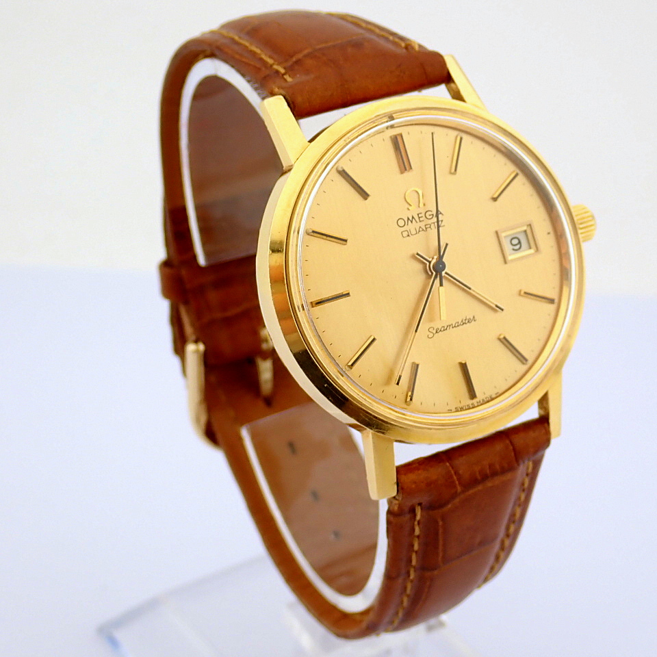 Omega / Vintage Seamaster - Gentlmen's Yellow gold Wrist Watch - Image 9 of 10