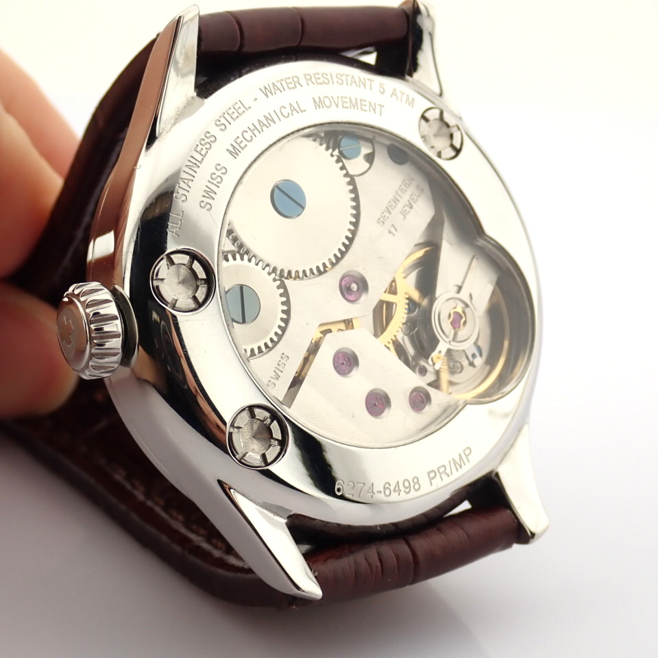 Zeno-Watch Basel / Godat II Roma Power Reserve - Gentlmen's Steel Wrist Watch - Image 3 of 7