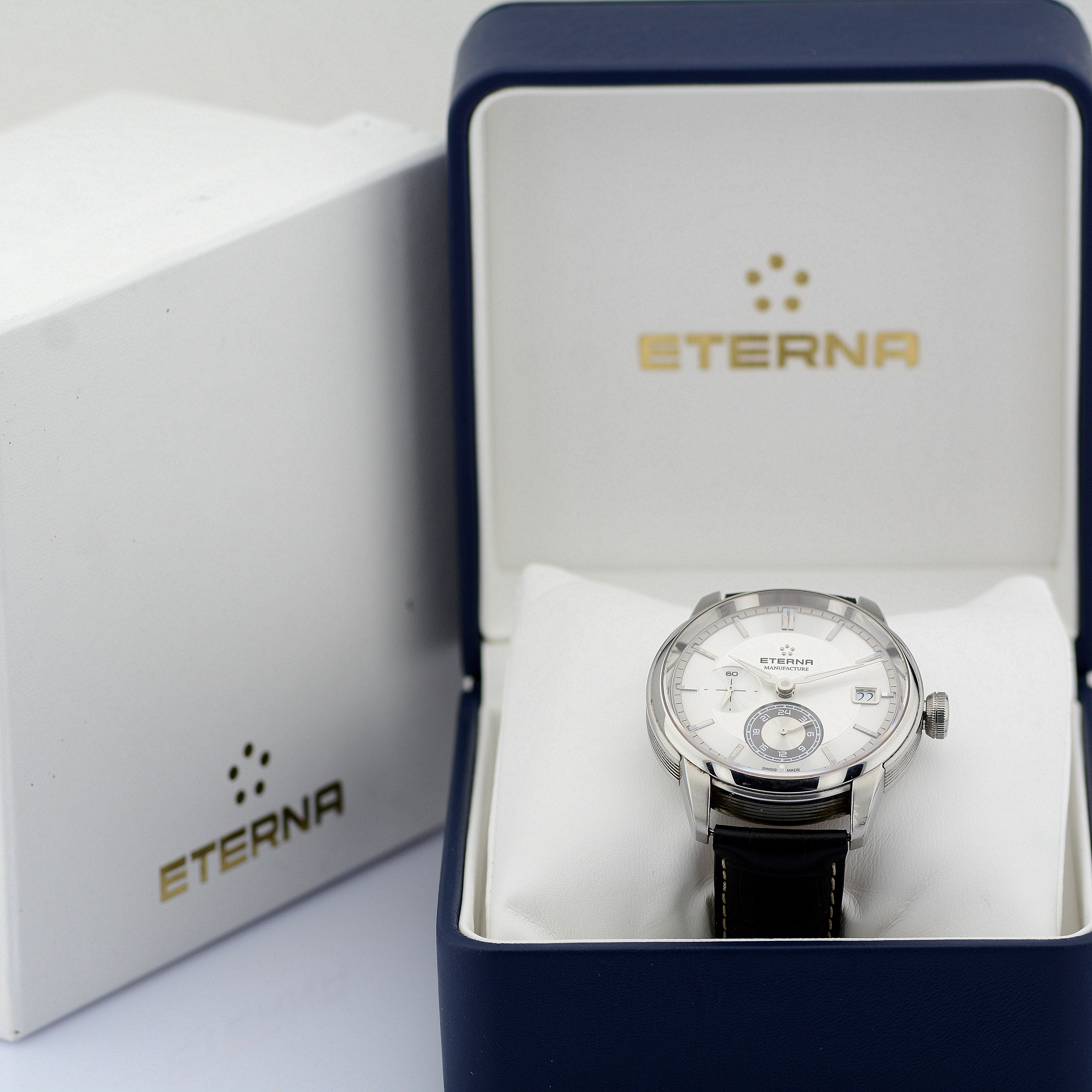 Eterna / Adventic GMT Manufacture Automatic Date - Gentlmen's Steel Wrist Watch - Image 6 of 10