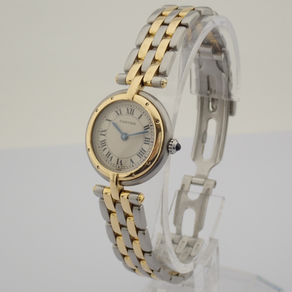 Cartier / Cartier Panthere Vendome 18K double row gold bracelet - Lady's Gold/Steel Wrist Watch - Image 5 of 10