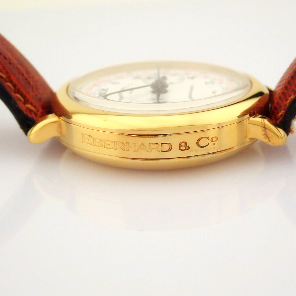 Eberhard & Co. / 36108 Replica Chronograph - Gentlmen's 925 Silver Wrist Watch - Image 9 of 13