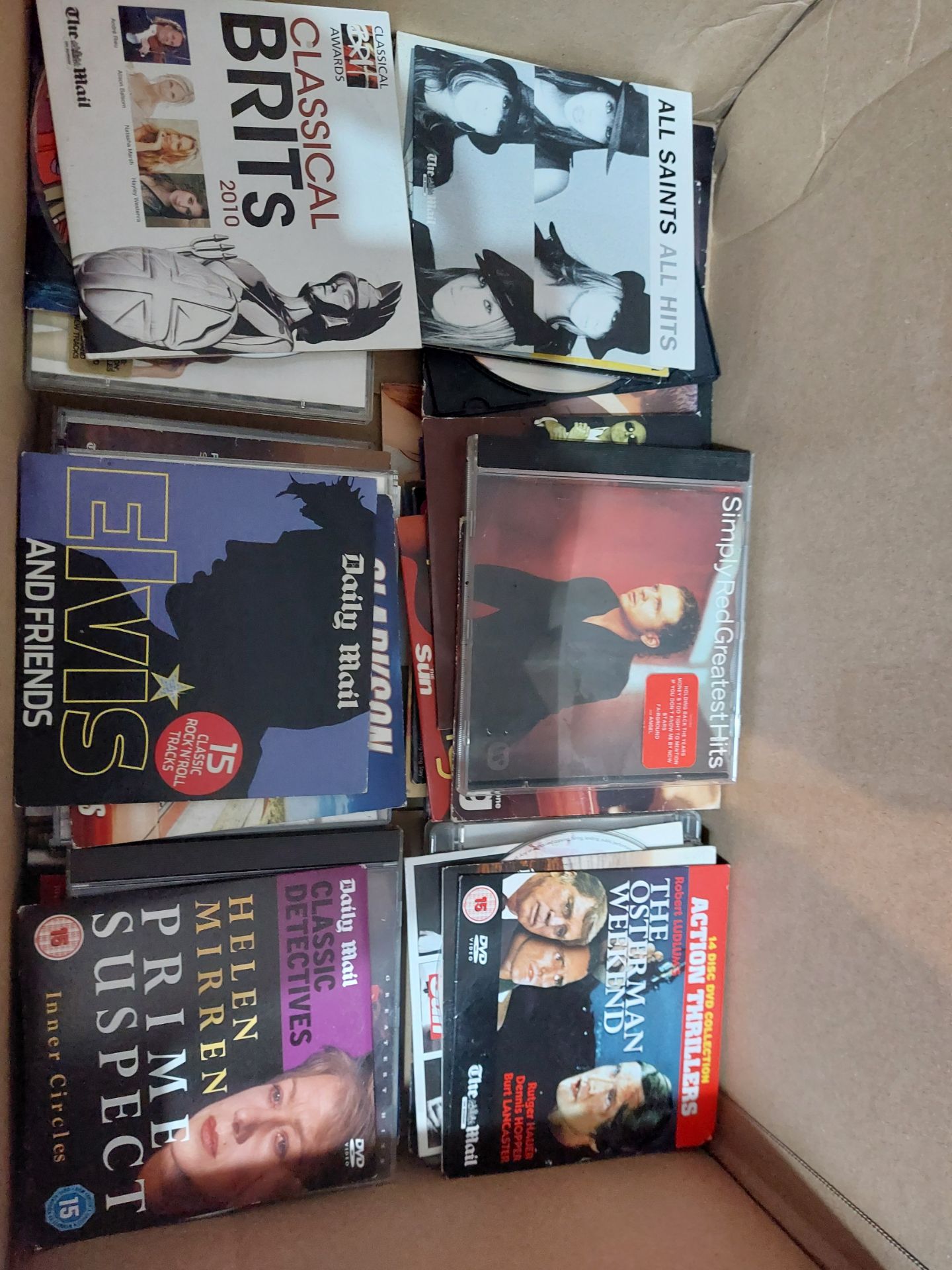 Large Box of CDs and DVDs - Image 4 of 16