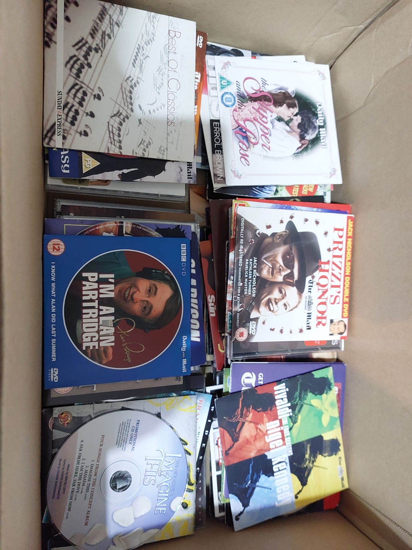 Large Box of CDs and DVDs - Image 3 of 16
