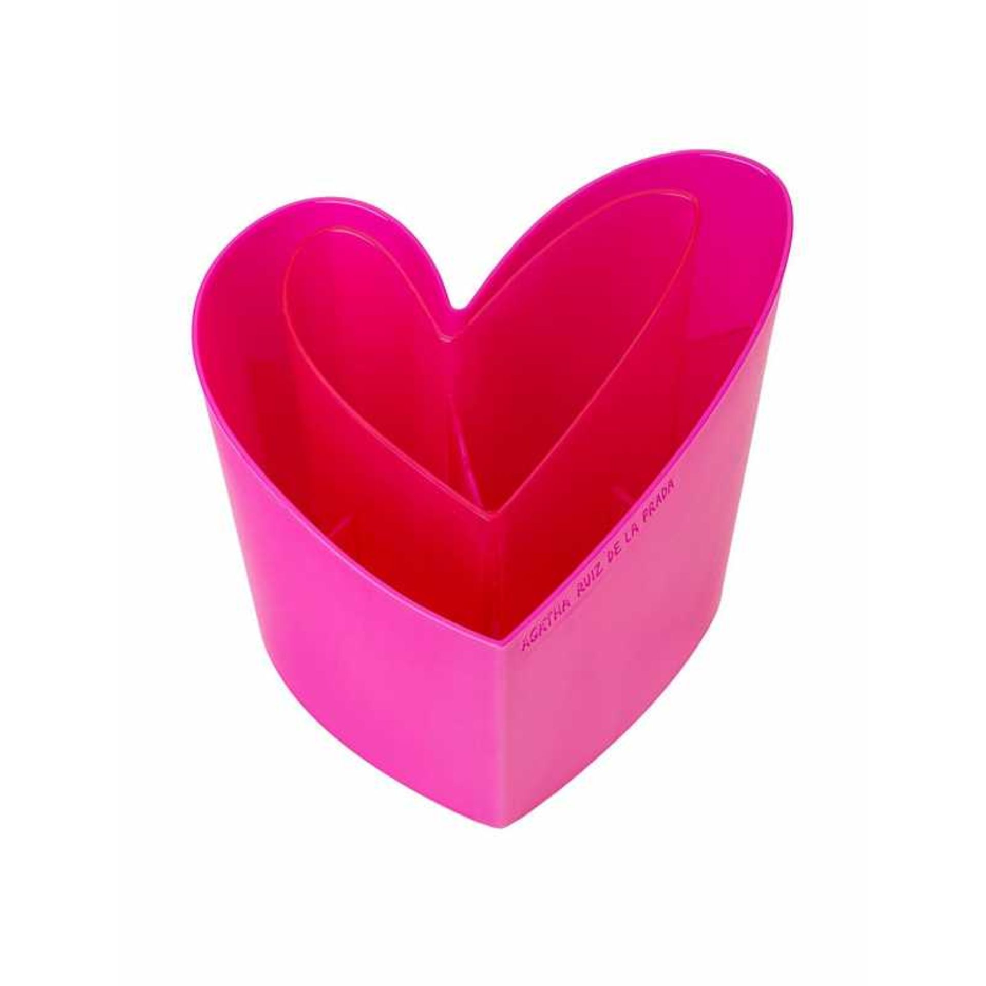 Joblot x 12 Pink Brand New Original Heart-Shaped Cutlery Drainer with Removable Inner Basket - Image 2 of 2