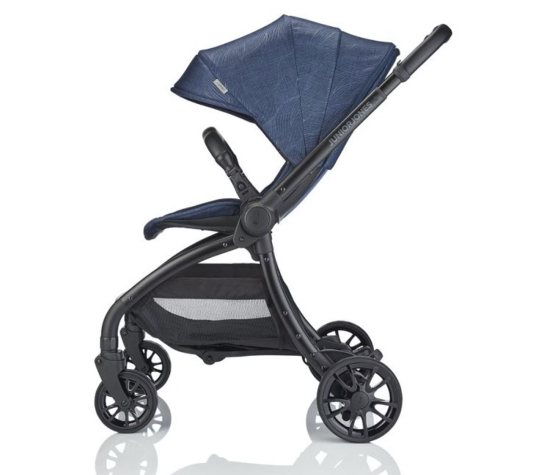 Junior Jones J-SPIRIT Stroller, Insignia Navy - RRP £ 679 with back panel and bumper bar - Image 2 of 2