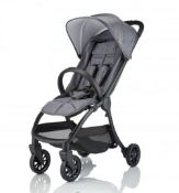 Junior Jones J-TOURER Compact Stroller, Frost Grey - RRP £299