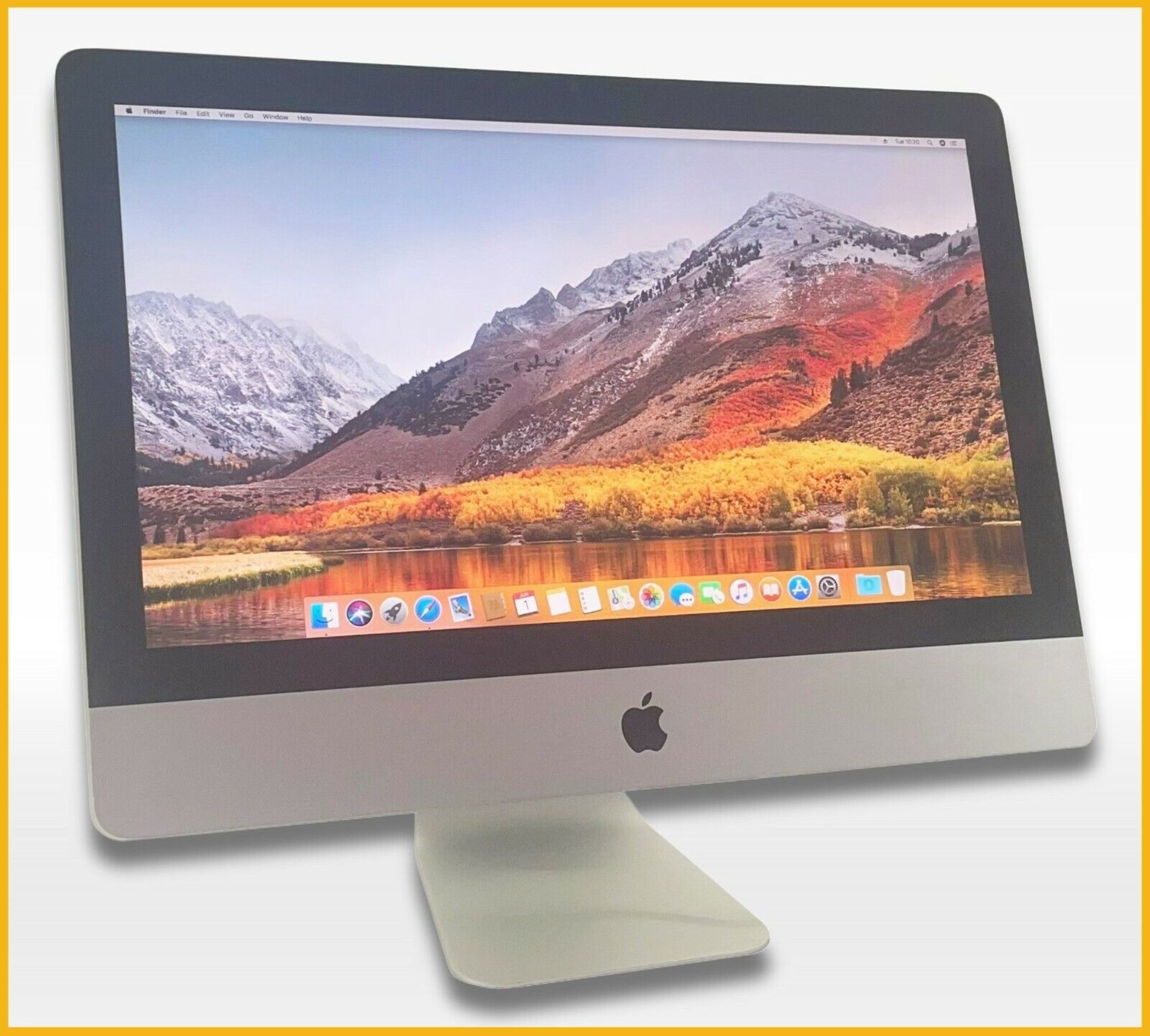 Apple iMac 21.5” OS X High Sierra Intel Core i5 4GB Memory 500GB HD Radeon WiFi Bluetooth Office