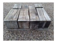 7 x Job Lot Hardwood Timber Dry English Rustic Oak / Beam Offcuts