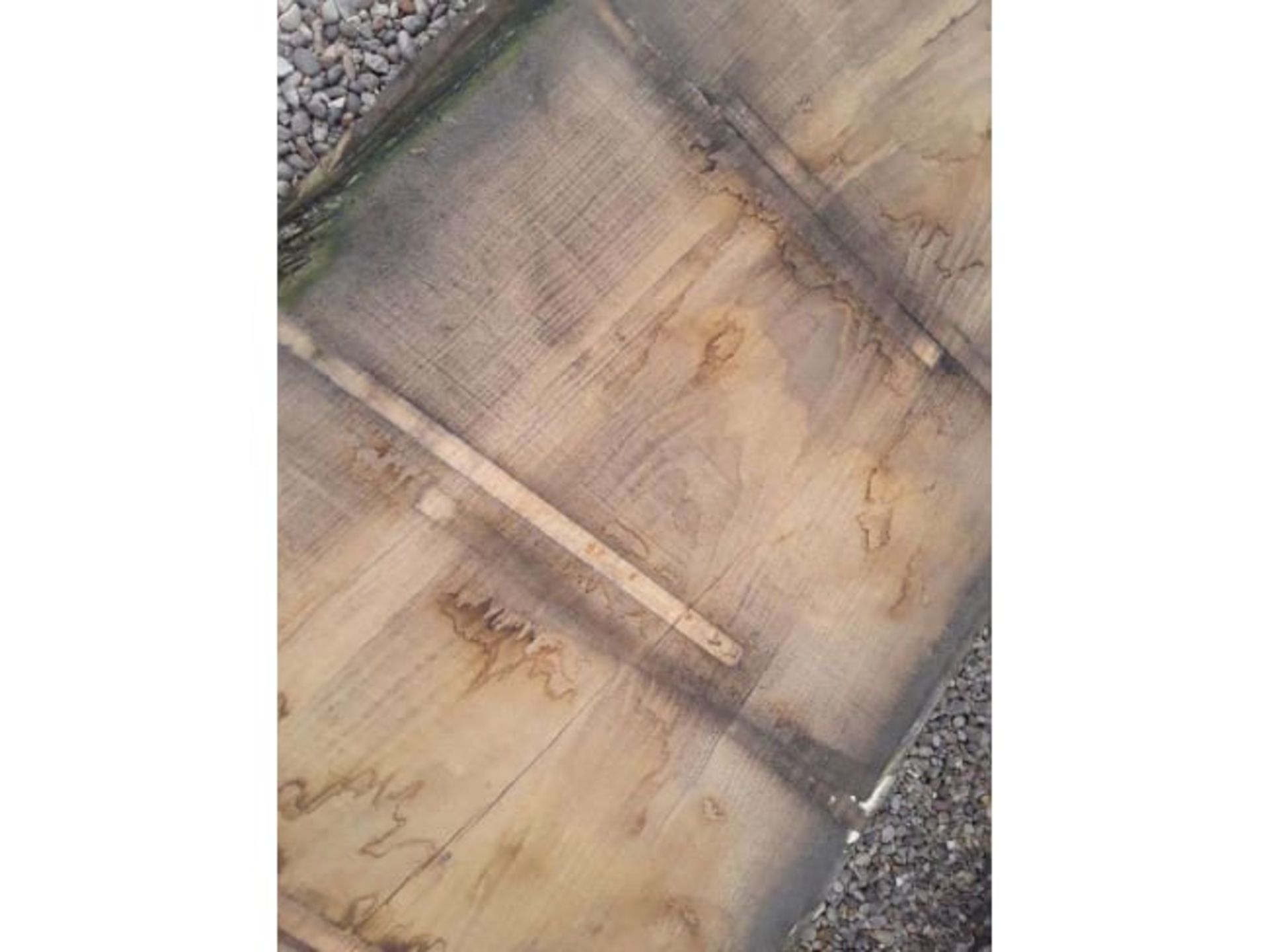 Hardwood Air Dried Sawn Timber Waney Edge / Live Edge English Sweet Chestnut Slab / Table Top - Image 3 of 4