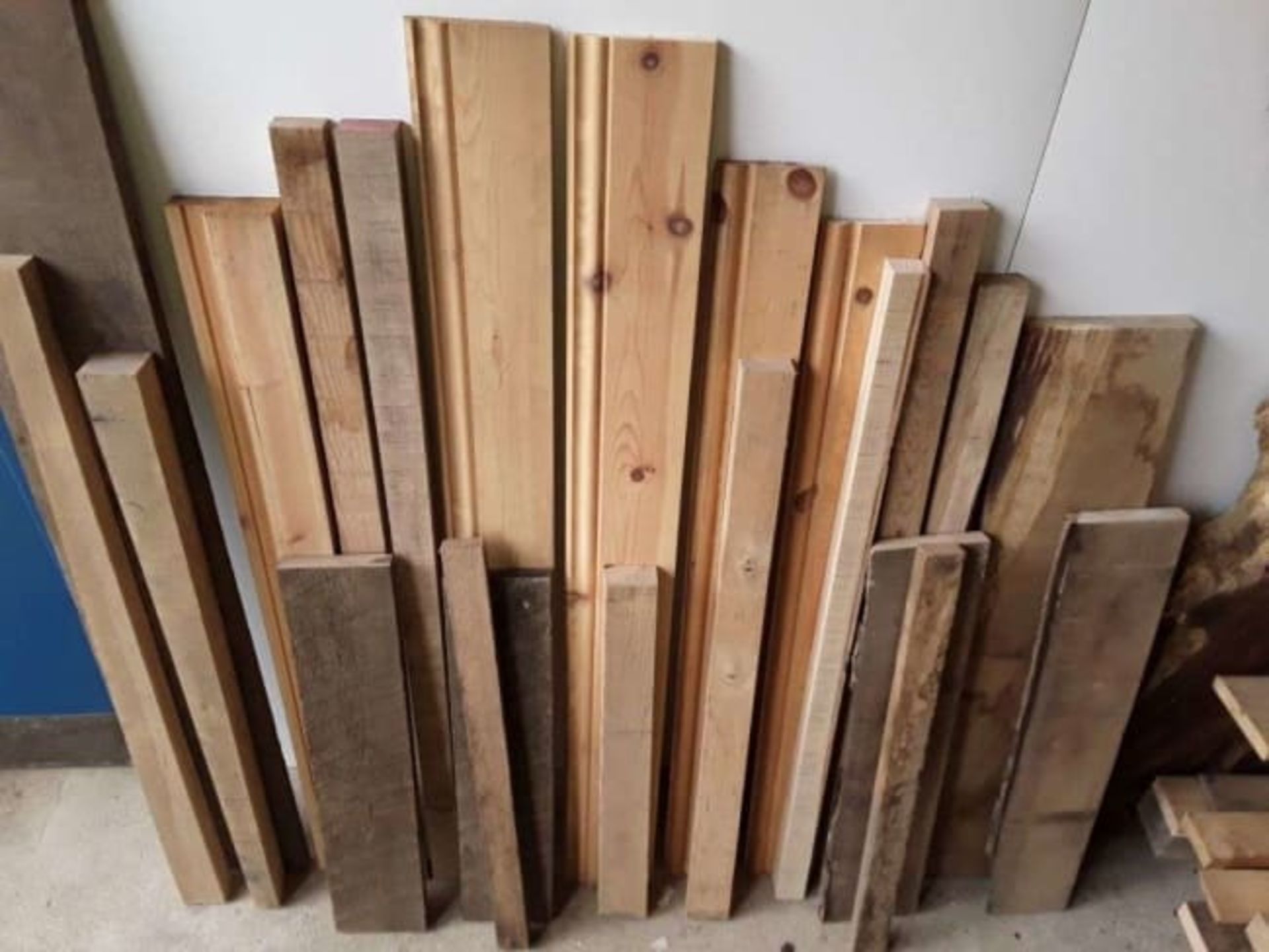 90x Hardwood Sawn / Planed Dry Mixed Timber Boards / Planks Oak, Ash, Chestnut, Ash, Opepe - Image 5 of 6