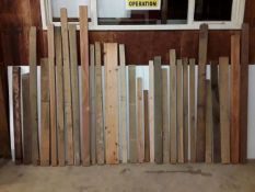 47x Mixed Hardwood Timber Offcuts, Oak, Redwood, Iroko, Opepe