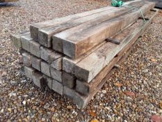 25x Hardwood Rustic Sawn English Oak Posts ( Rejects )