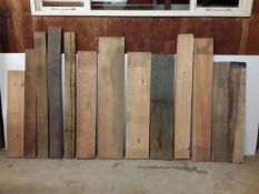 13x Hardwood / Softwood Mixed Boards / Timber Offcuts, Iroko, Ekki, Spruce, Tulip, Redwood