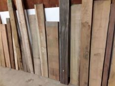 20x Hardwood Mixed Timber Boards / Timber Offcuts Elm, Chestnut, Opepe, Idigbo, Sycamore