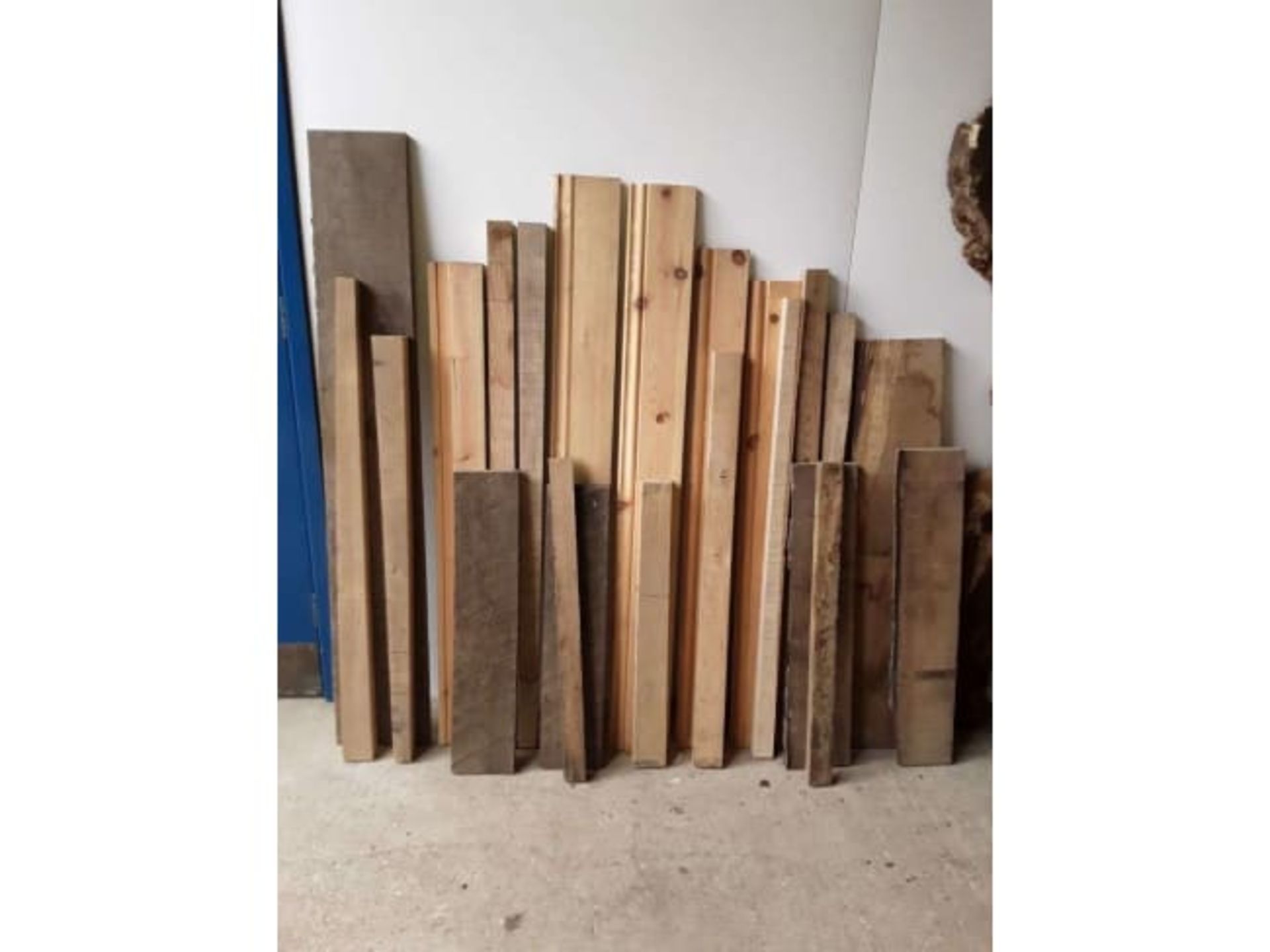 90x Hardwood Sawn / Planed Dry Mixed Timber Boards / Planks Oak, Ash, Chestnut, Ash, Opepe - Image 4 of 6