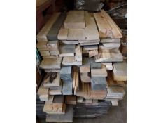 90x Hardwood Sawn / Planed Dry Mixed Timber Boards / Planks Oak, Ash, Chestnut, Ash, Opepe