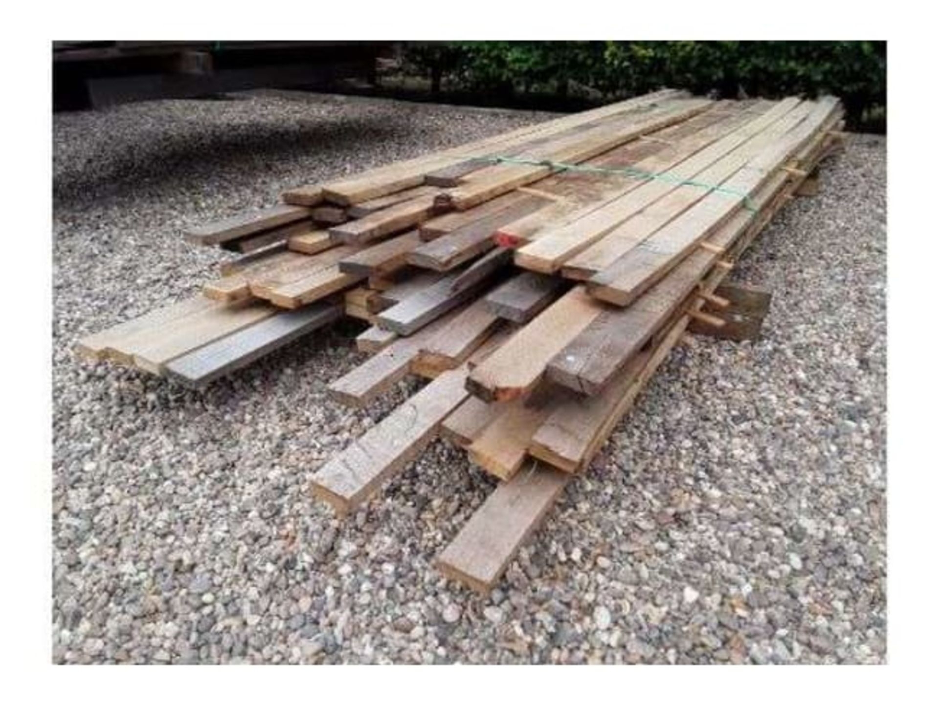 90 x Hardwood Air Dried Timber Sawn English Oak Boards / Rails