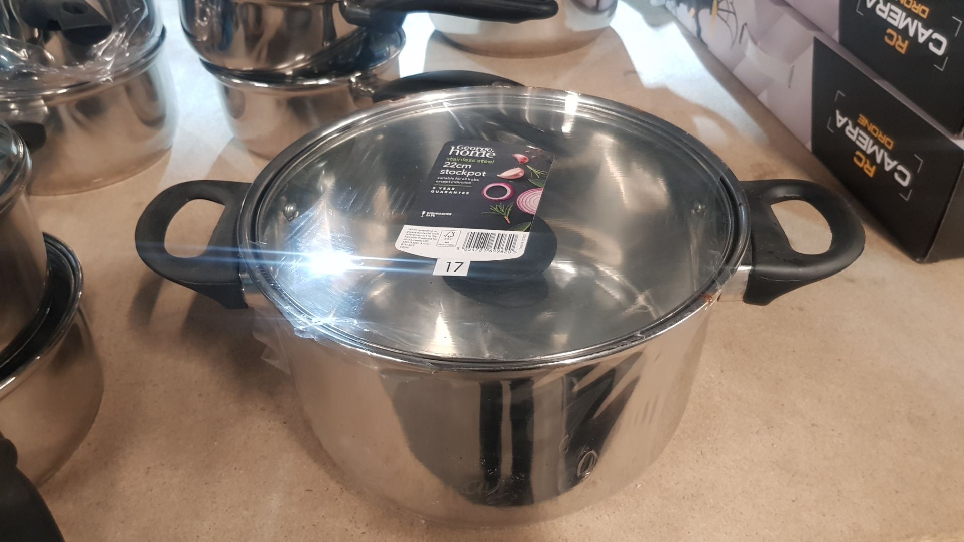 Description: (160/5D) Mixed Stainless Steel Cookware Items To Include 1x 4 Tier Steam With Lid 3x - Image 12 of 12