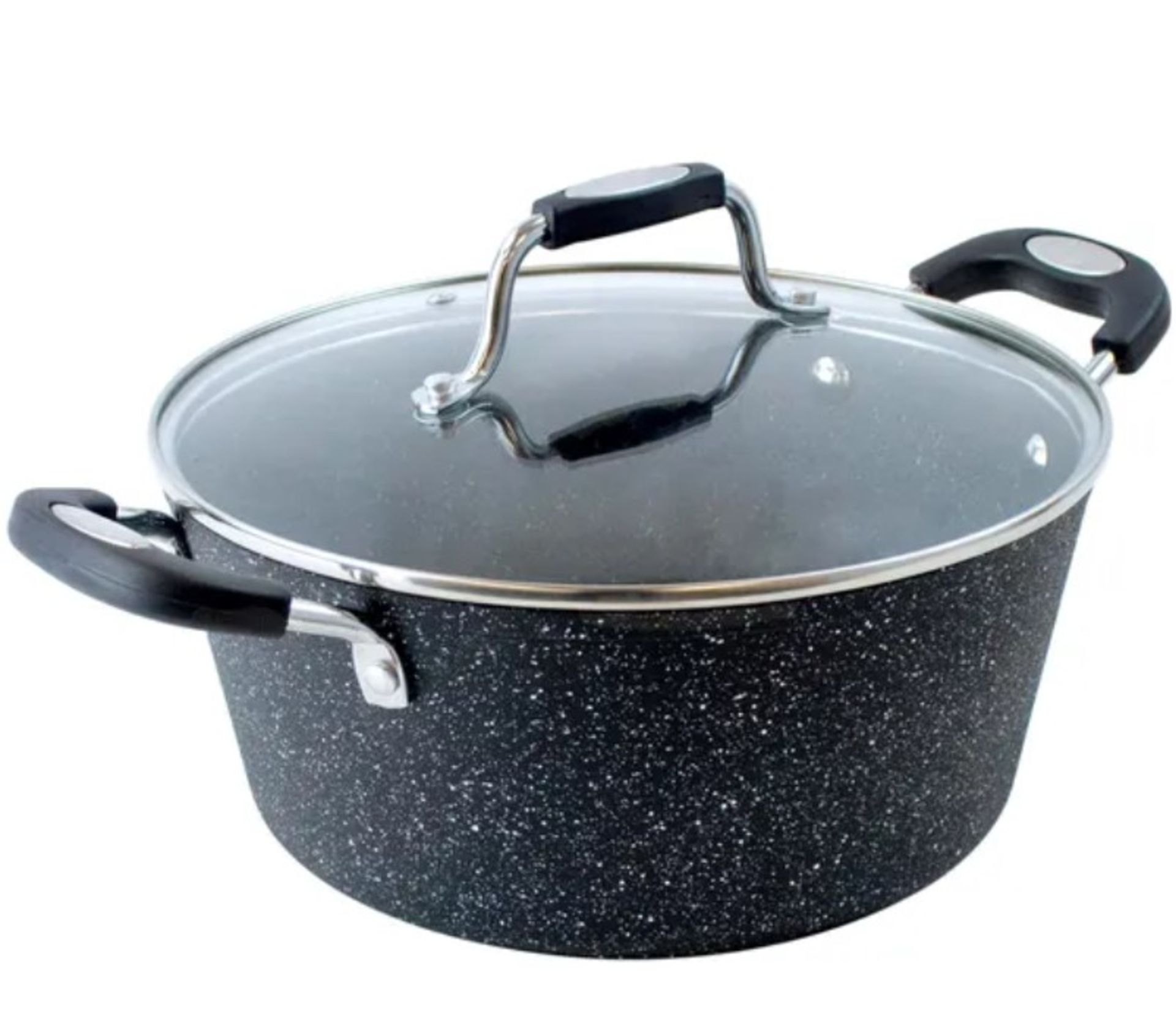 Description: (43/6K) Lot RRP £111 4x Scoville Neverstick Cookware Items 2x 32cm Stock Pot With Lid - Image 2 of 8