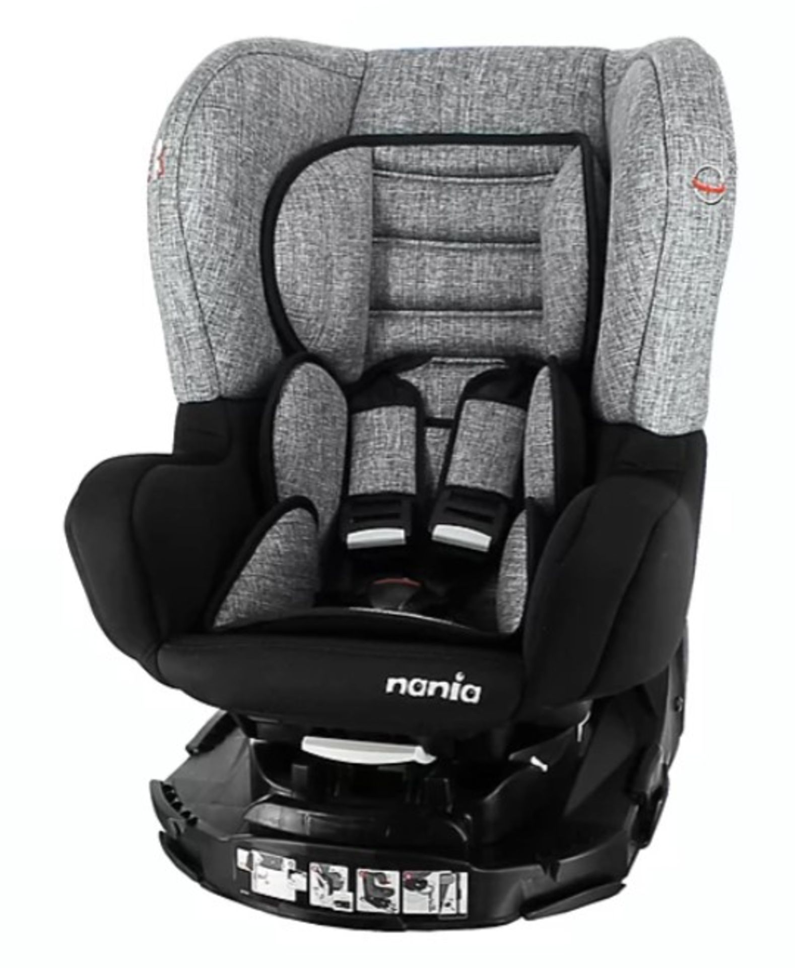 Description: (6/6J) 2x Nania Baby Car Seats To Include 1x Nania Revo Sp 0-18kg 360 Swivel Car Seat