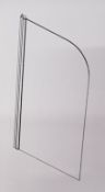 Description: (139/2A) RRP £175 800mm Single Curved Bath Shower Screen Sealed Item Appears New &