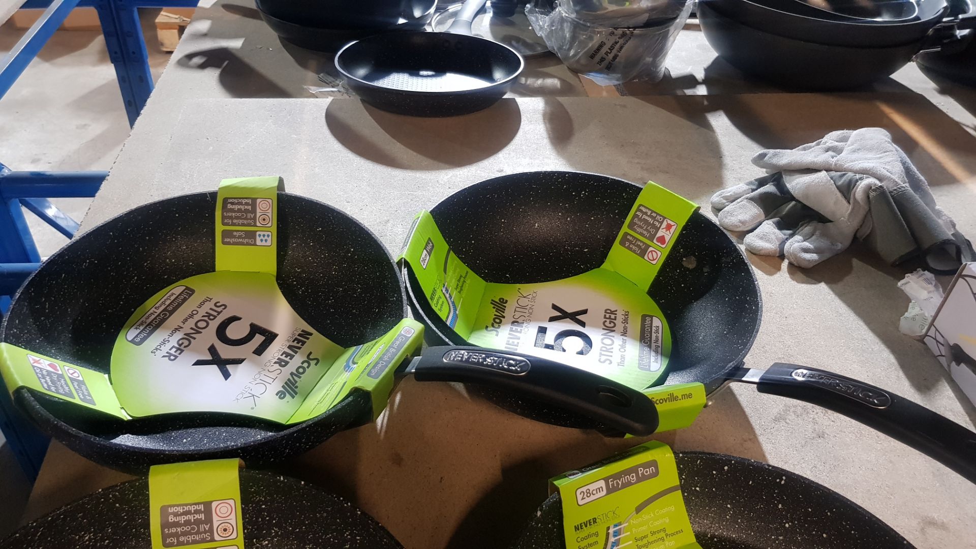 Description: (162/5E) Lot RRP £127 6x Scoville Never Stick Cookware Items 3x 28cm Wok RRP £23 Each - Image 7 of 7