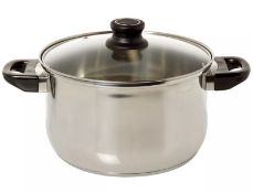 Description: (161/5D) 11x Stainless Steel Cookware Items 4x 22cm Stockpot With 3x Lid 3x 18cm