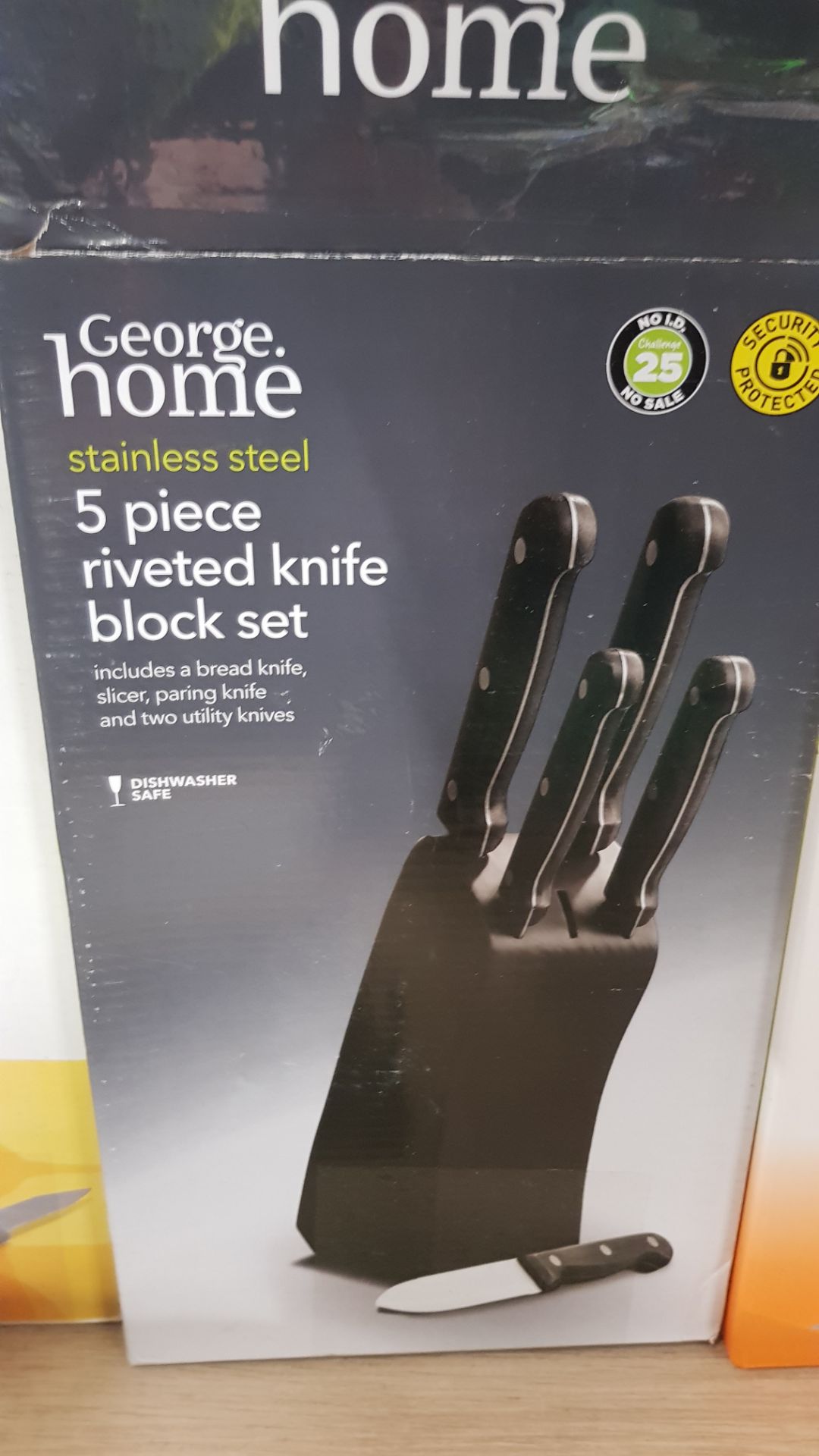 Description: (28/6N) Lot RRP £105 6x Mixed Knife Block Sets 1x Gino DÕAcampo Stainless Steel 5 Piece - Image 6 of 7