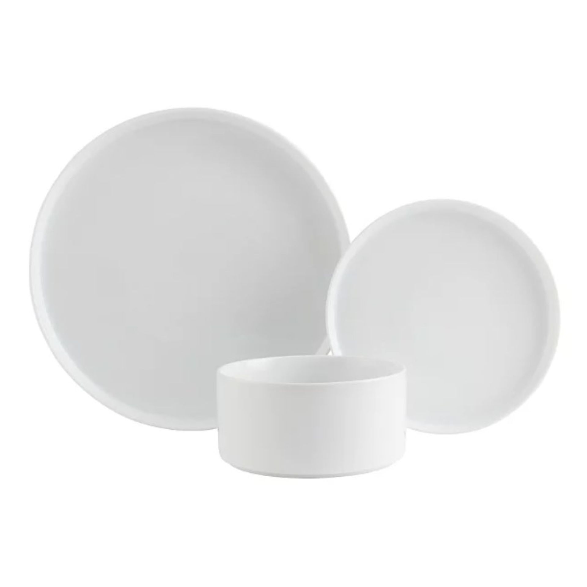 Description: (98/10D) Lot RRP £125 5x Porcelain White 12 Piece Dinner Set RRP £25 Each Lot - Image 2 of 16