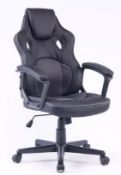 Description: (112/5L) Lot RRP £158 2x Swivel Gaming Chair Black RRP £79 Each Dimensions: (67x 64x