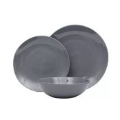 Description: (61/10D) Lot RRP £100 4x Stoneware Grey 12 Piece Dinner Set RRP £25 Each Lot Contains