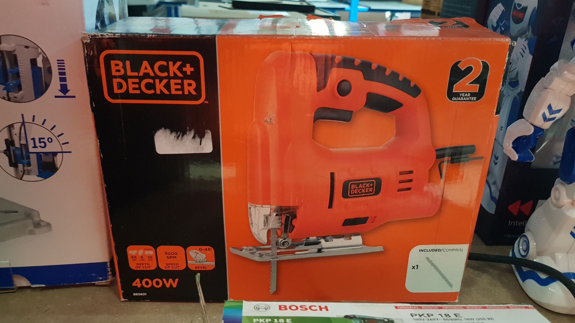 Description: (128/5C) Lot RRP £154 4x Items 1x Bosch PKP 18 E Hot Glue Gun RRP £20 1x Black And - Image 10 of 12