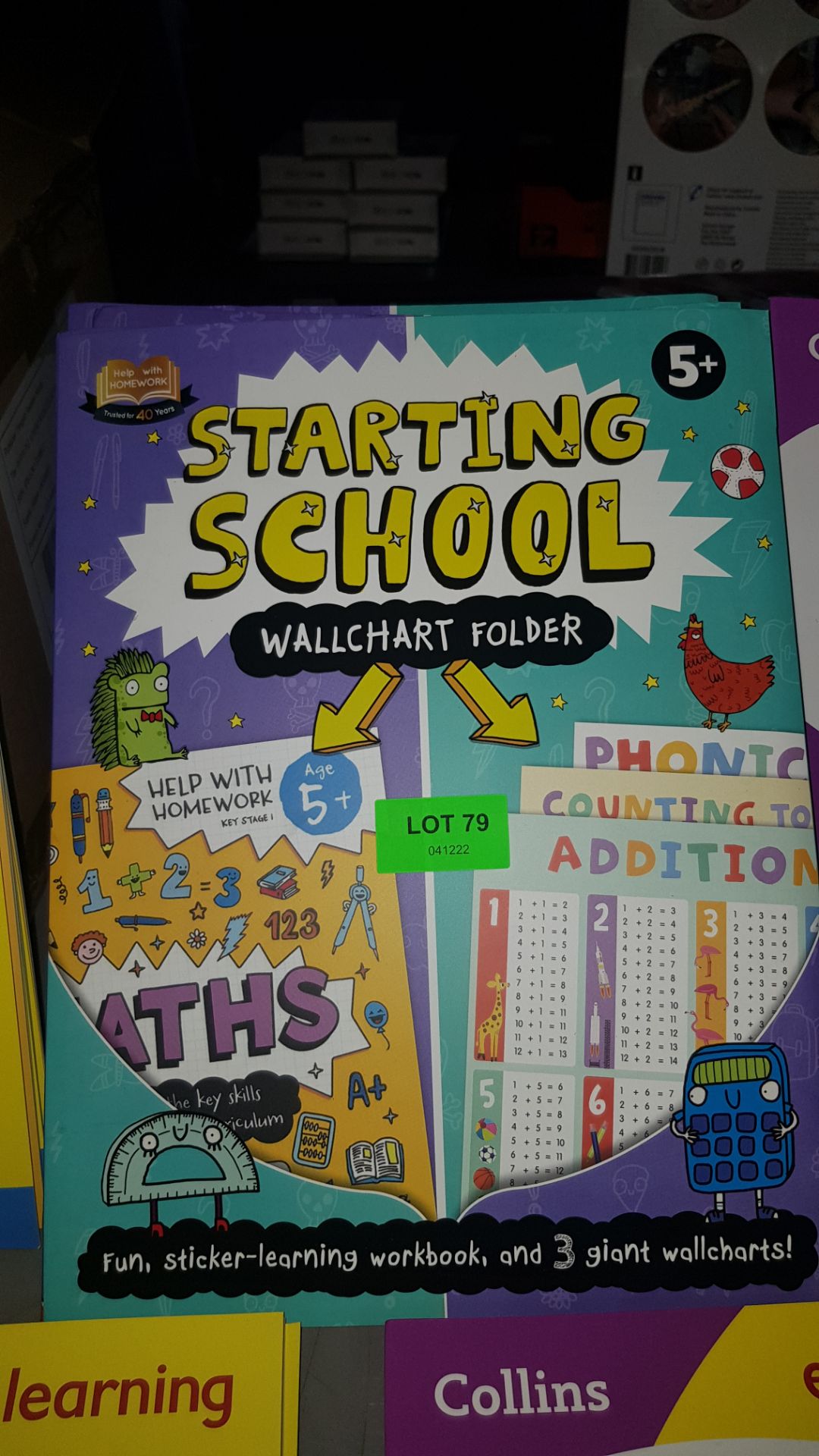 Description: (79/1C) Lot RRP £111 4x Help With Homework Wallchart Folder RRP £5 Each 5x Collins Easy - Image 7 of 11