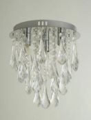 Description: (129/6I) Lot RRP £115 5x Items 3x Jewelled Ceiling Light Fitting RRP £25 Each 2x Allium