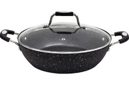 Description: (24/6M) 6x Scoville Neverstick Item 1x 28cm Shallow Casserole Dish With Lid 1x Large