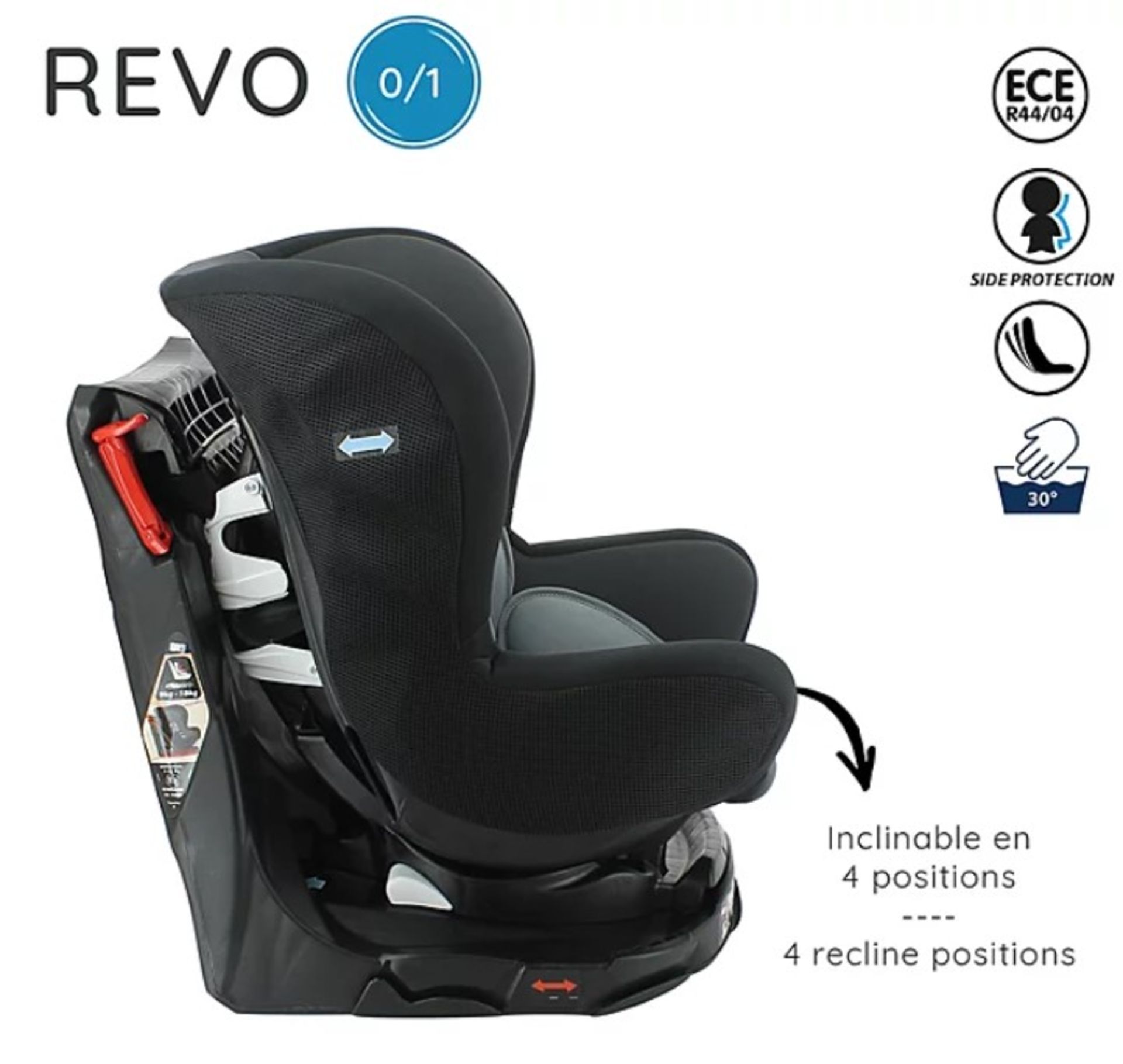 Description: (6/6J) 2x Nania Baby Car Seats To Include 1x Nania Revo Sp 0-18kg 360 Swivel Car Seat - Image 4 of 15