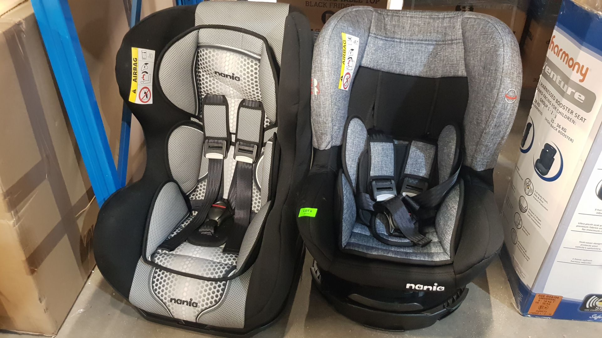 Description: (6/6J) 2x Nania Baby Car Seats To Include 1x Nania Revo Sp 0-18kg 360 Swivel Car Seat - Image 6 of 15