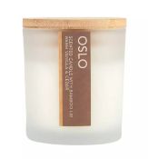 Description: (36/6N) Lot RRP £90 9x Oslo Scented Candle With Bamboo Lid Warm Vanilla And Cedar