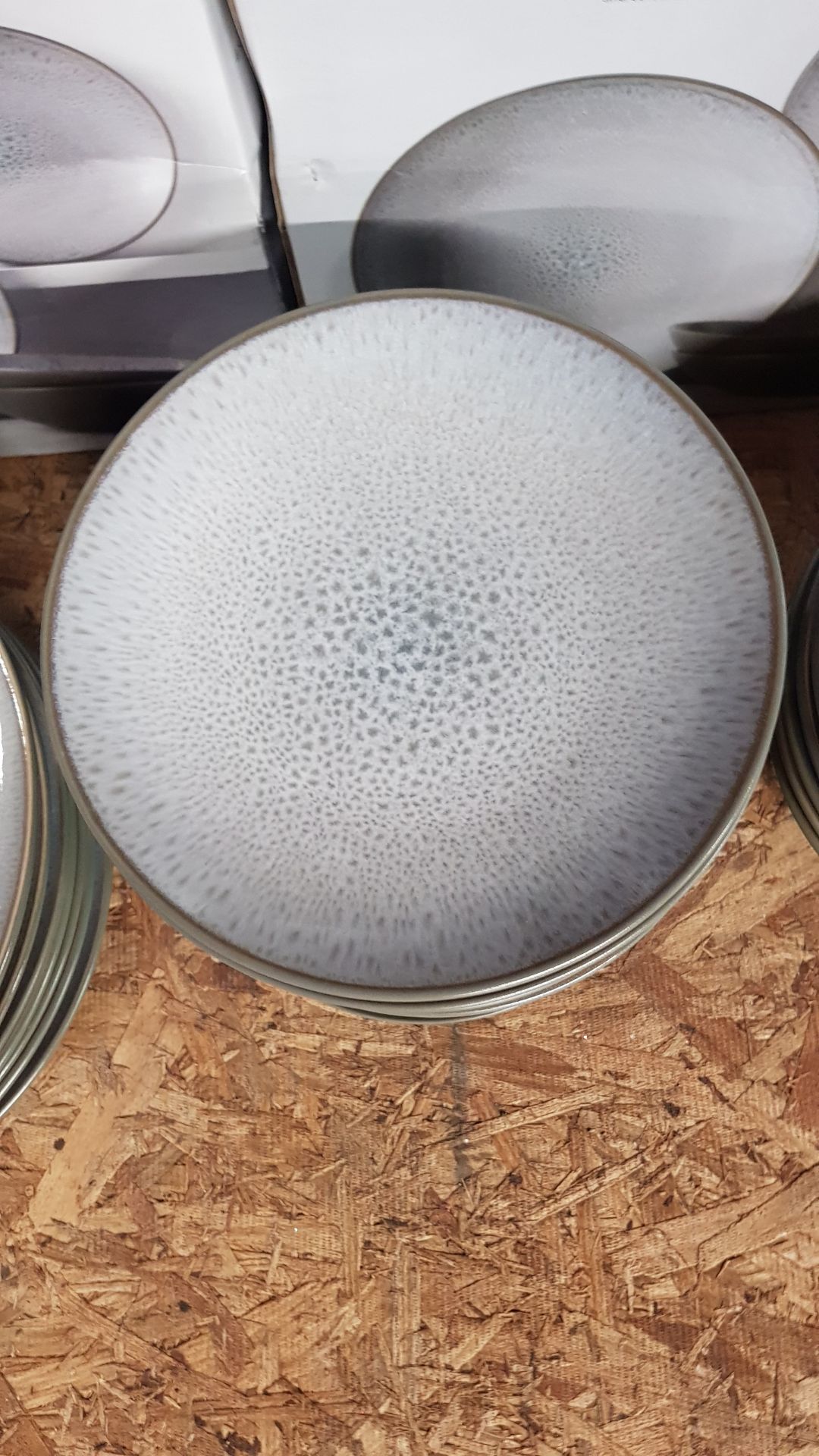 Description: (54/10A) Lot RRP £136 4x Stoneware Grey Reactive Glaze 12 Piece Dinner Set RRP £34 Each - Image 16 of 18