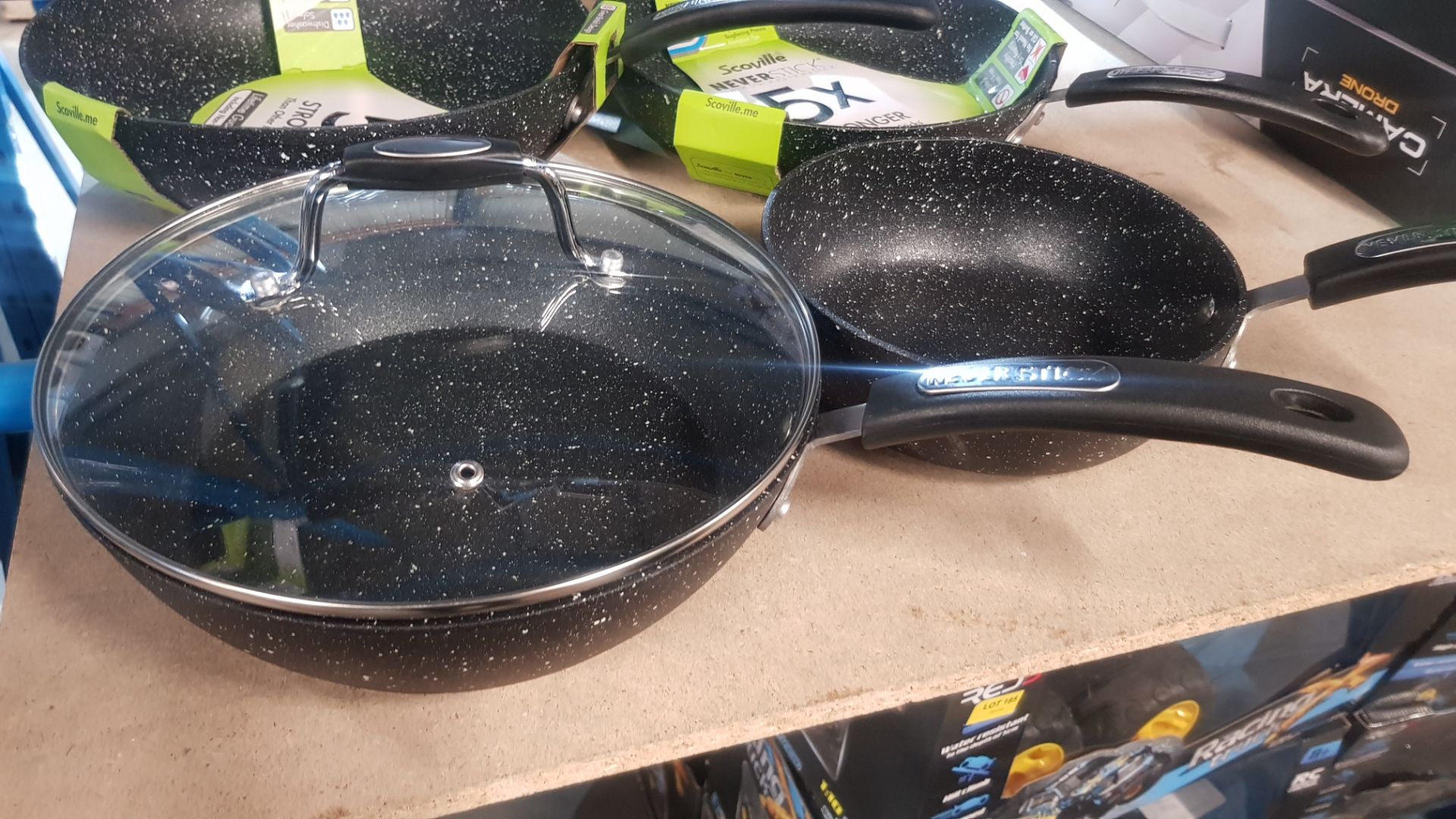 Description: (162/5E) Lot RRP £127 6x Scoville Never Stick Cookware Items 3x 28cm Wok RRP £23 Each - Image 4 of 7