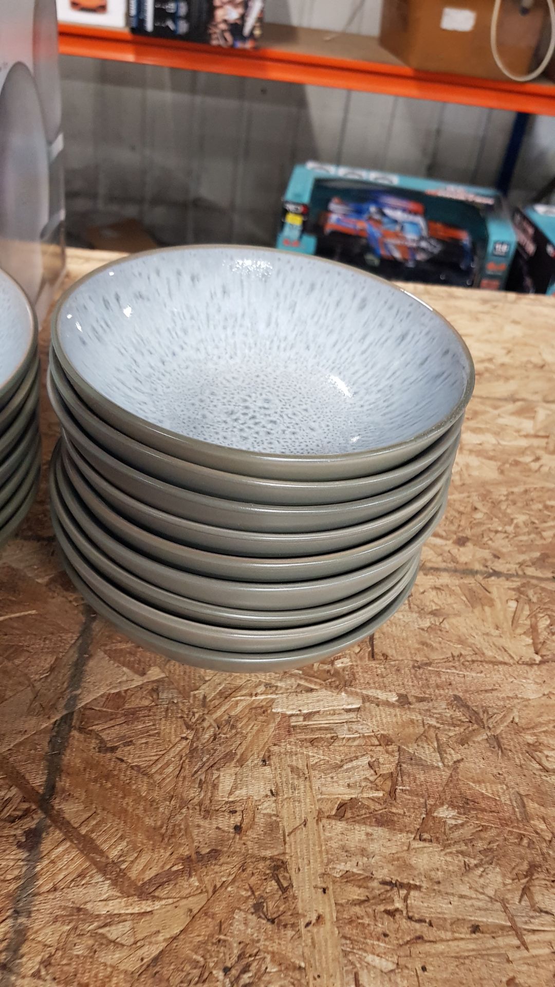 Description: (54/10A) Lot RRP £136 4x Stoneware Grey Reactive Glaze 12 Piece Dinner Set RRP £34 Each - Image 8 of 18