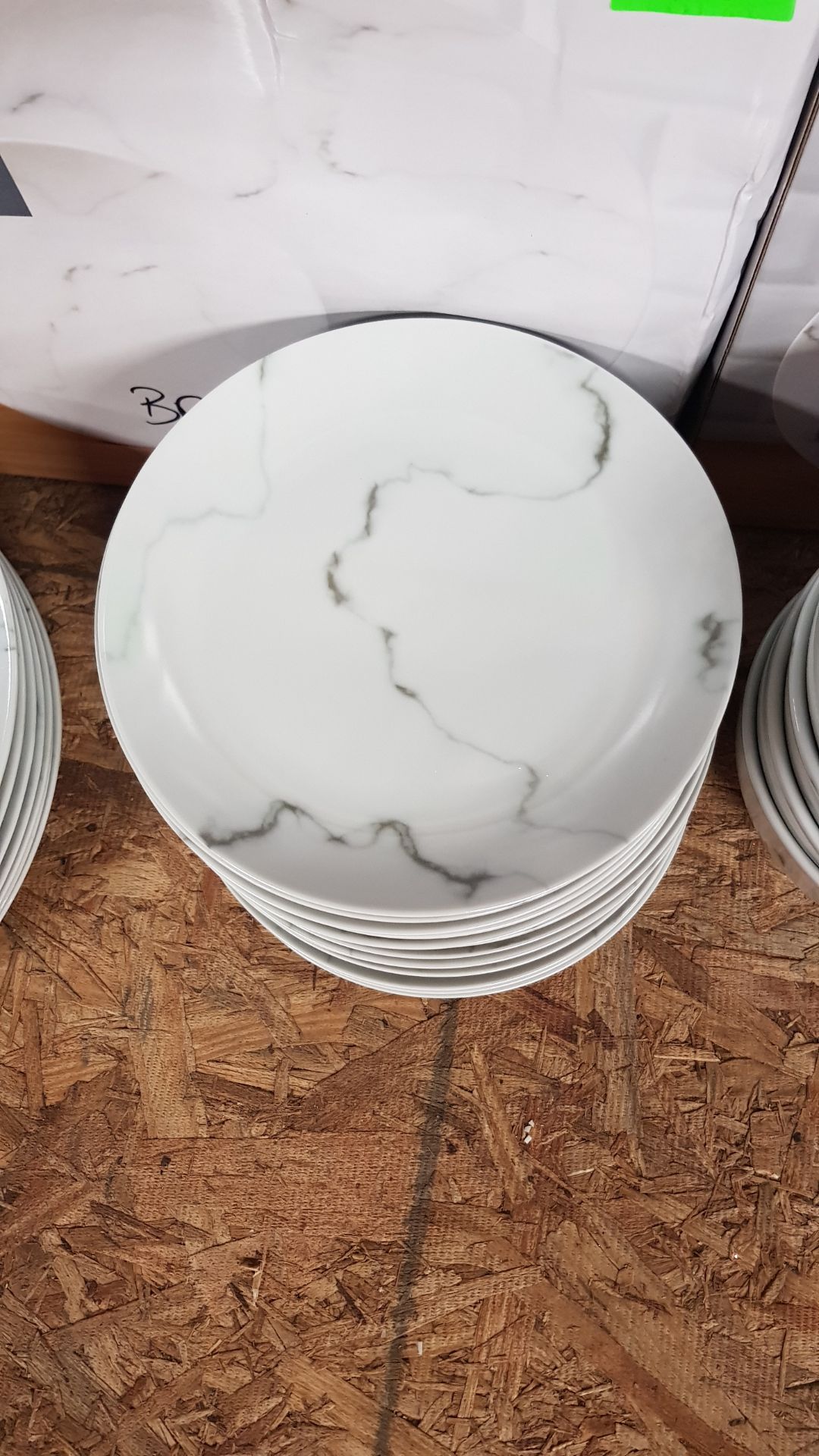 Description: (56/10D) Lot RRP £88 4x Porcelain Marble Effect 12 Piece Dinner Set RRP £22 Each Lot - Image 17 of 21