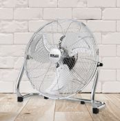 Description: (93/2C) Lot RRP £100 2x Arlec 20Ó High Velocity Fan 110W Chrome RRP £50 Each (1x No