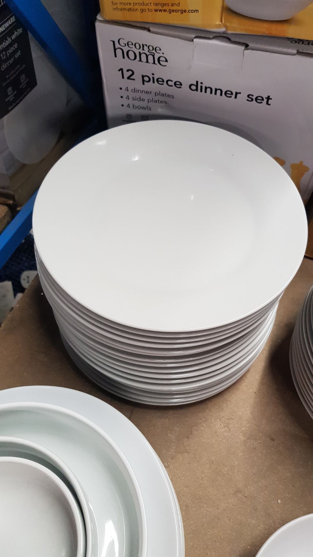 Description: (98/10D) Lot RRP £125 5x Porcelain White 12 Piece Dinner Set RRP £25 Each Lot - Image 11 of 16