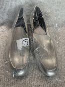 Brand New Karen Millen Silver Loafer Shoes Size 5 RRP £99