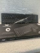 Brand New 2 x USB Keyboards with One Mouse in Black