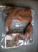 Brand New Brown Heeled Boots Size 8
